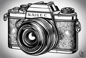 camera tattoo idea