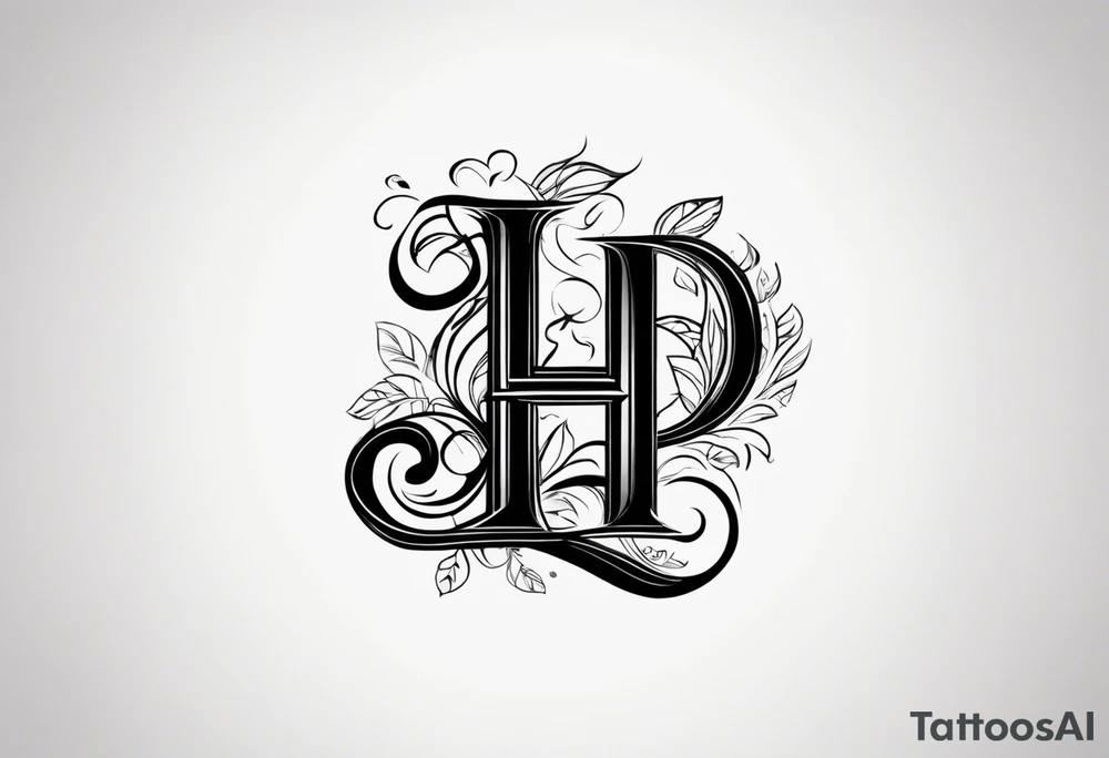 Letter HD tattoo idea