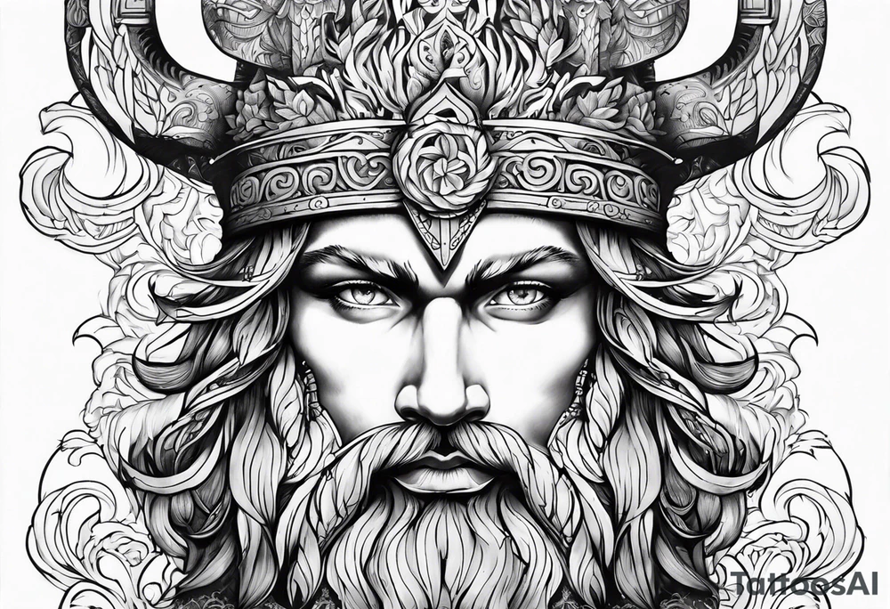 nordic god tattoo idea