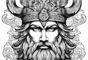 nordic god tattoo idea