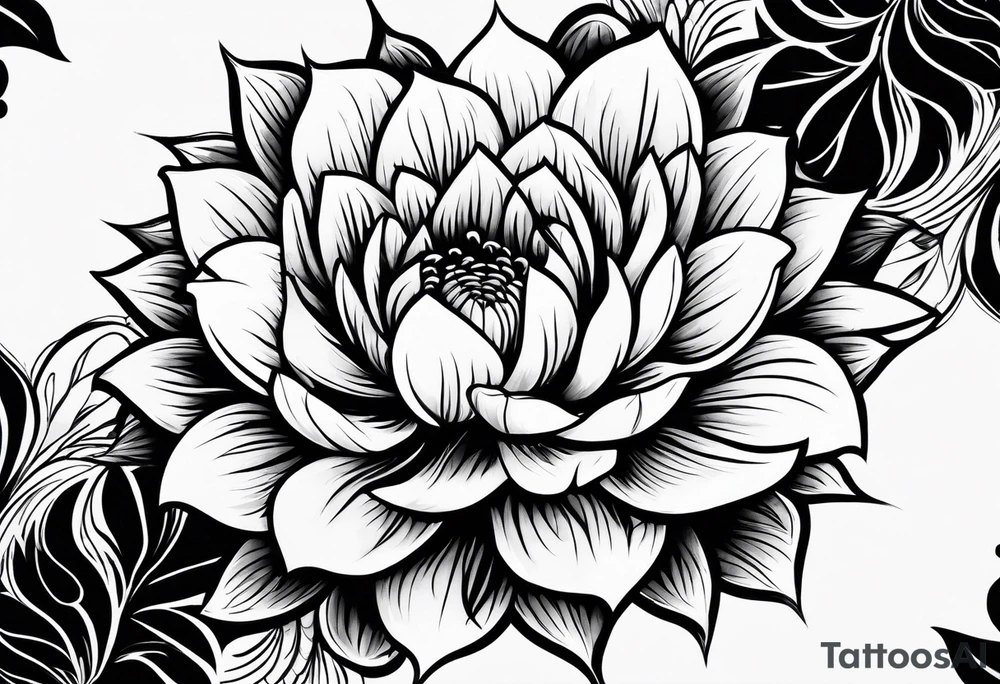strength 
aster 
love 
mother tattoo idea