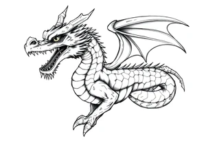 orlando magic Stuff the dragon mascot tattoo idea