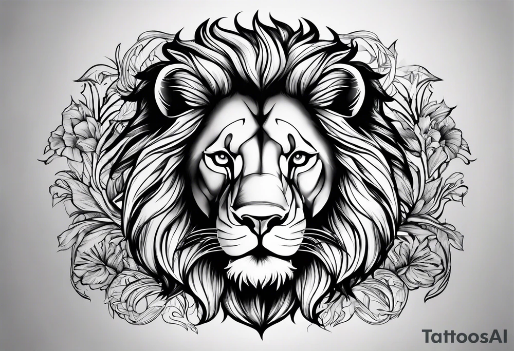 Lion from atlas tattoo idea