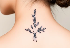 sage bundle tattoo idea