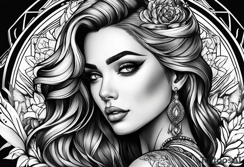Women tattoo idea