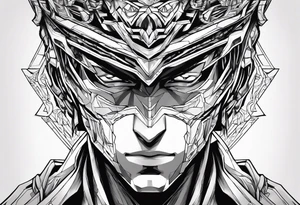attack on titan animetry style with odm gear tattoo idea