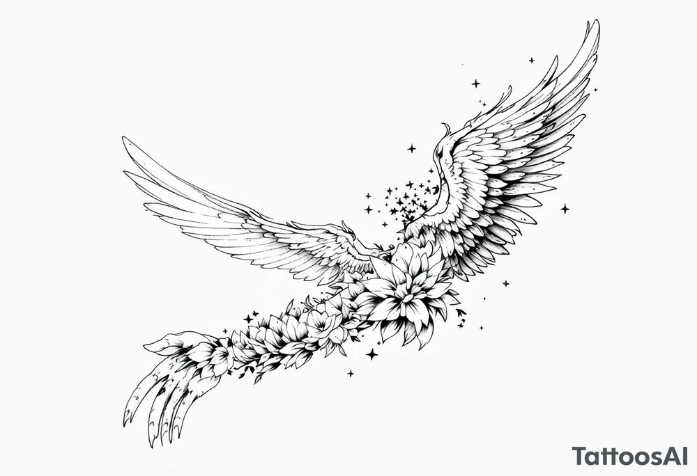 Angel tattoo tattoo idea