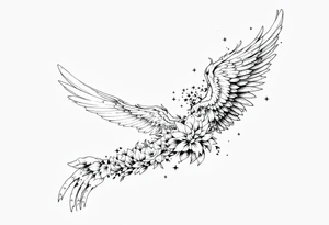 Angel tattoo tattoo idea