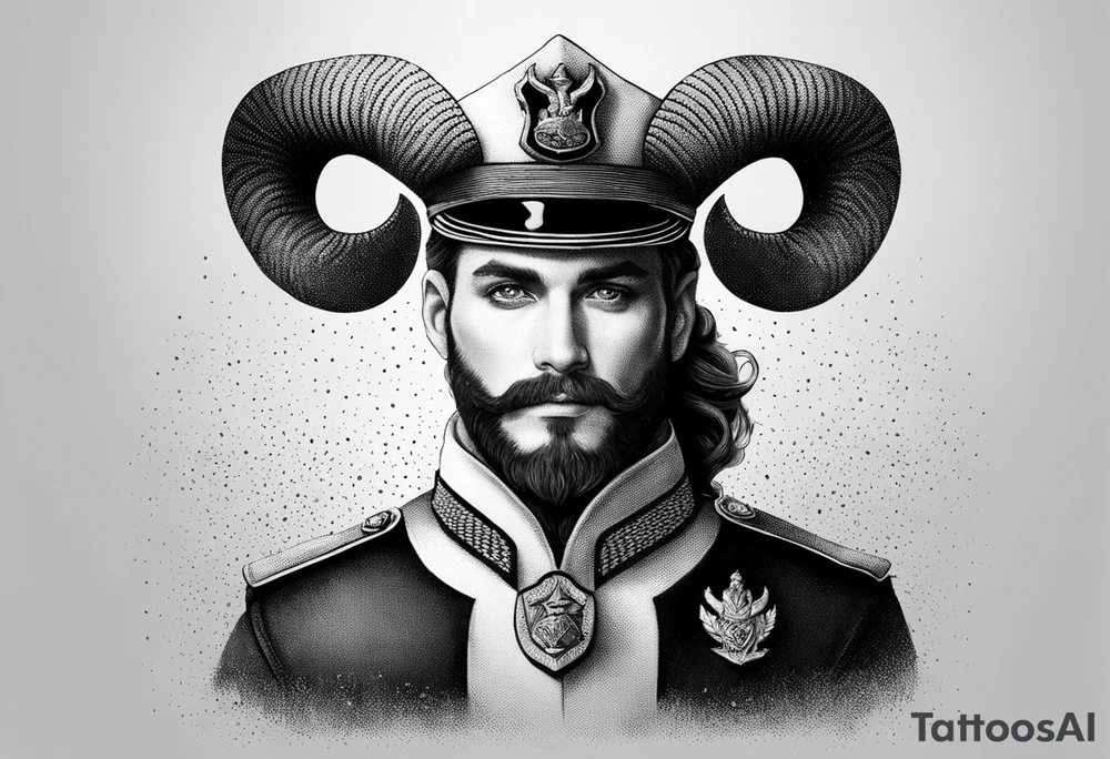 officer capricorn tattoo idea