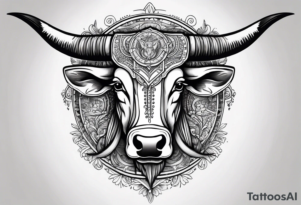 cybersigilism Longhorn
With 512 on top of head tattoo idea