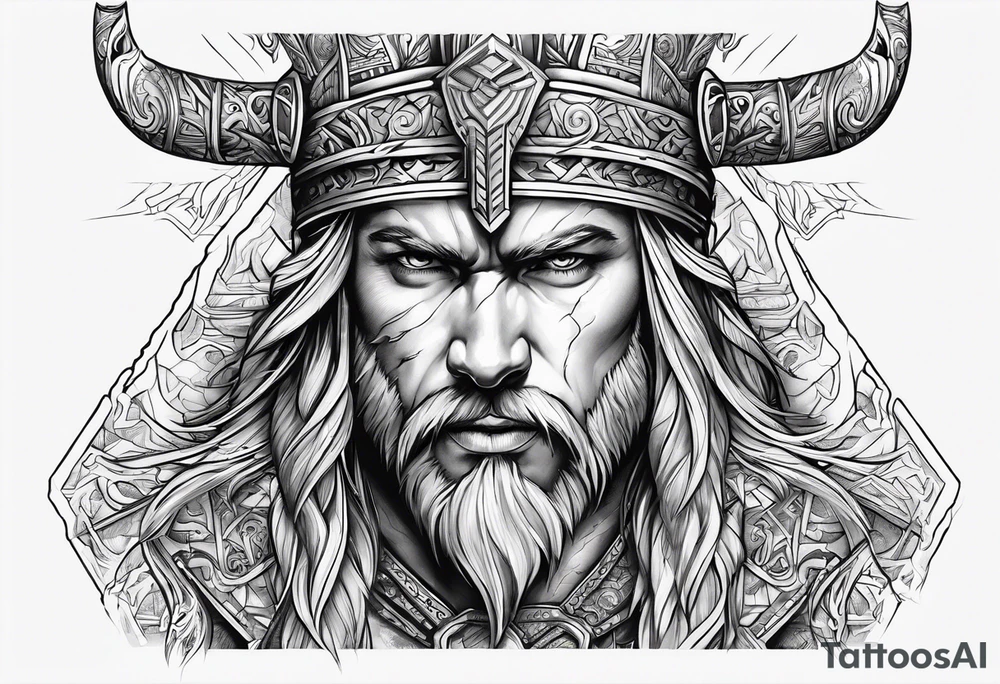 Valhalla lightning tattoo idea