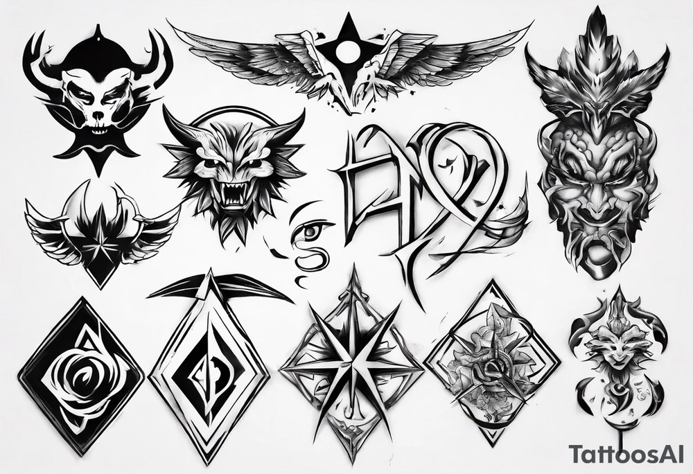 Average sign tattoo idea