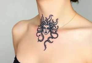 Small Medusa tattoo idea