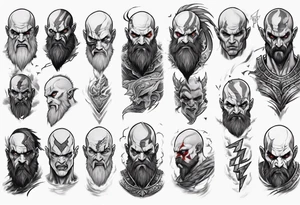 full arm sleeve tattoo
angry kratos from god of war
betrayal theme
clouds and thunder tattoo idea