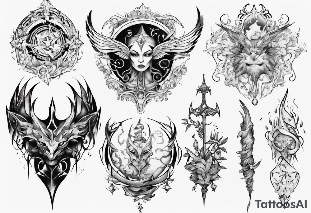 Fantasy tattoo idea