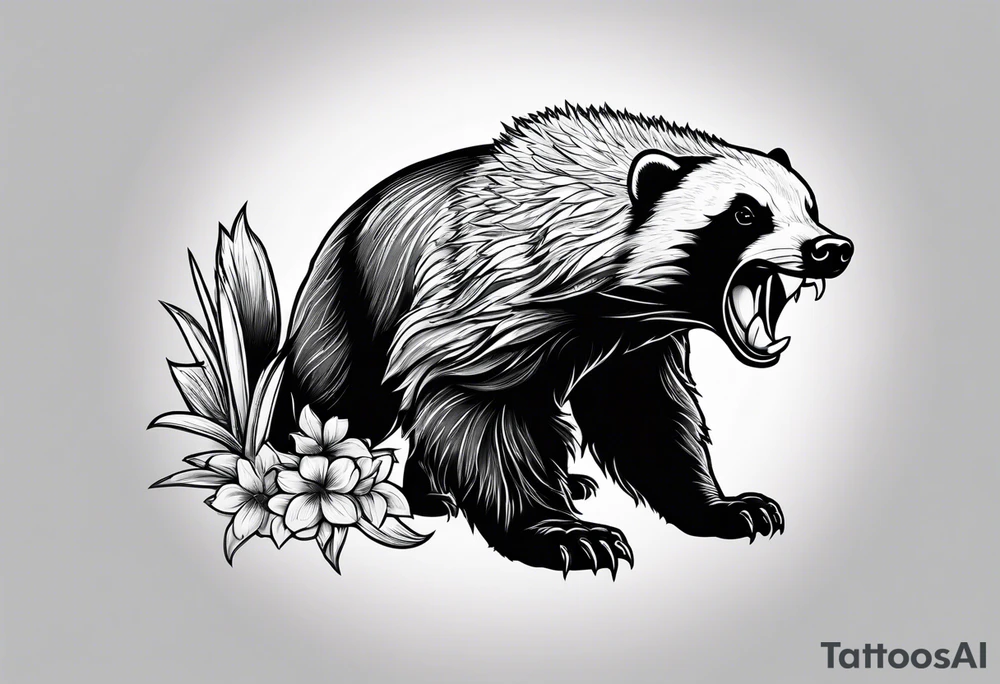 Mc honey badger tattoo idea