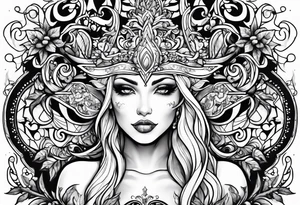 christmas elves tattoo idea