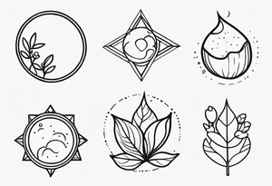 Cute mini tattoo idea