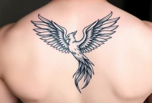 phoenix aesthetic tattoo idea