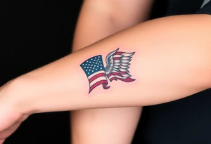 Patriotic, American tattoo idea