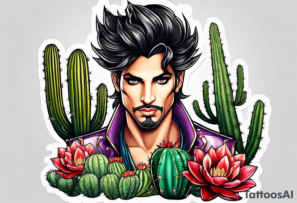 Prince among men cactus tattoo idea