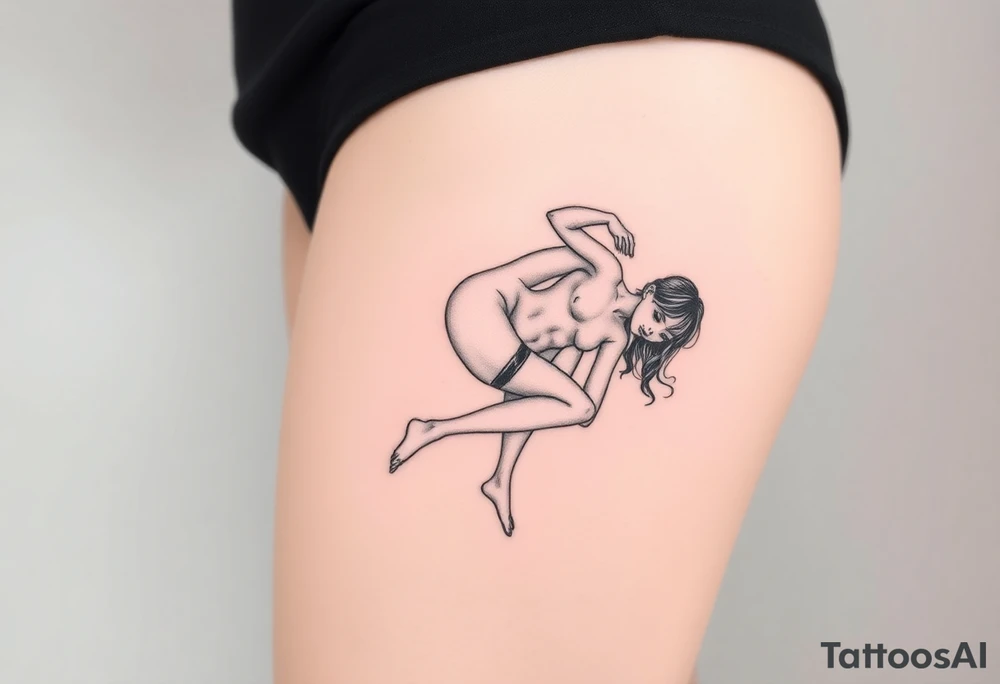 Contortionist tattoo idea