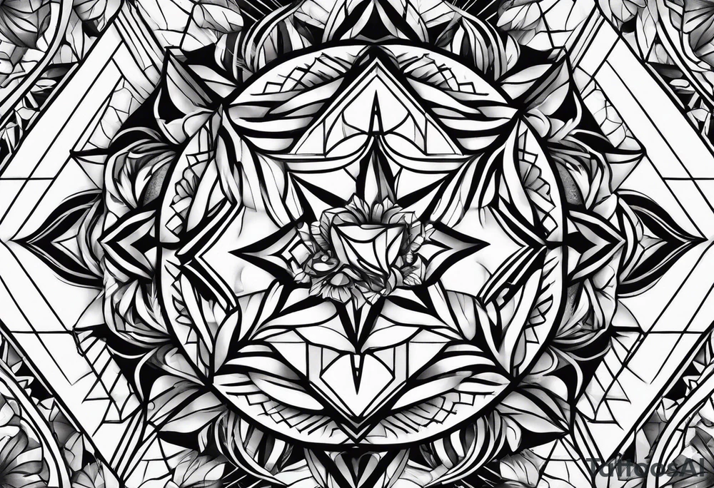 diamonds tattoo idea