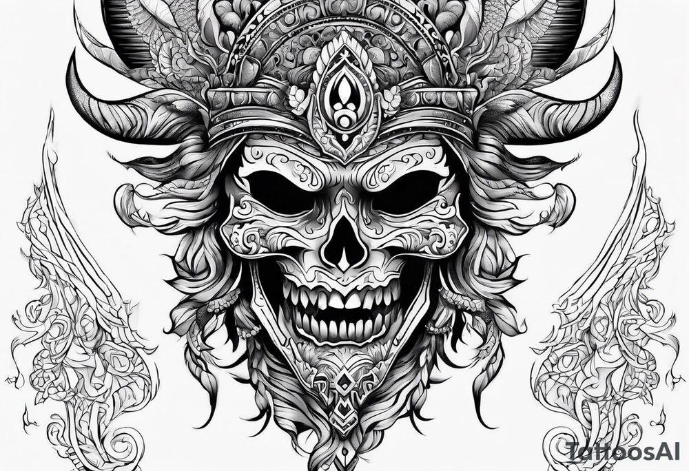 mexican devil tattoo tattoo idea