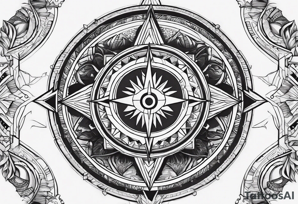 Ubuntu and compass integrates tattoo idea