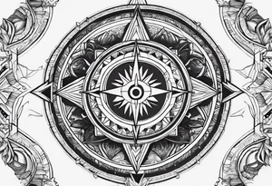 Ubuntu and compass integrates tattoo idea