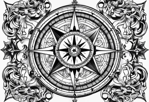Compass mind compass tattoo idea