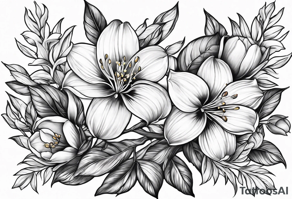 Lisanthus tattoo idea