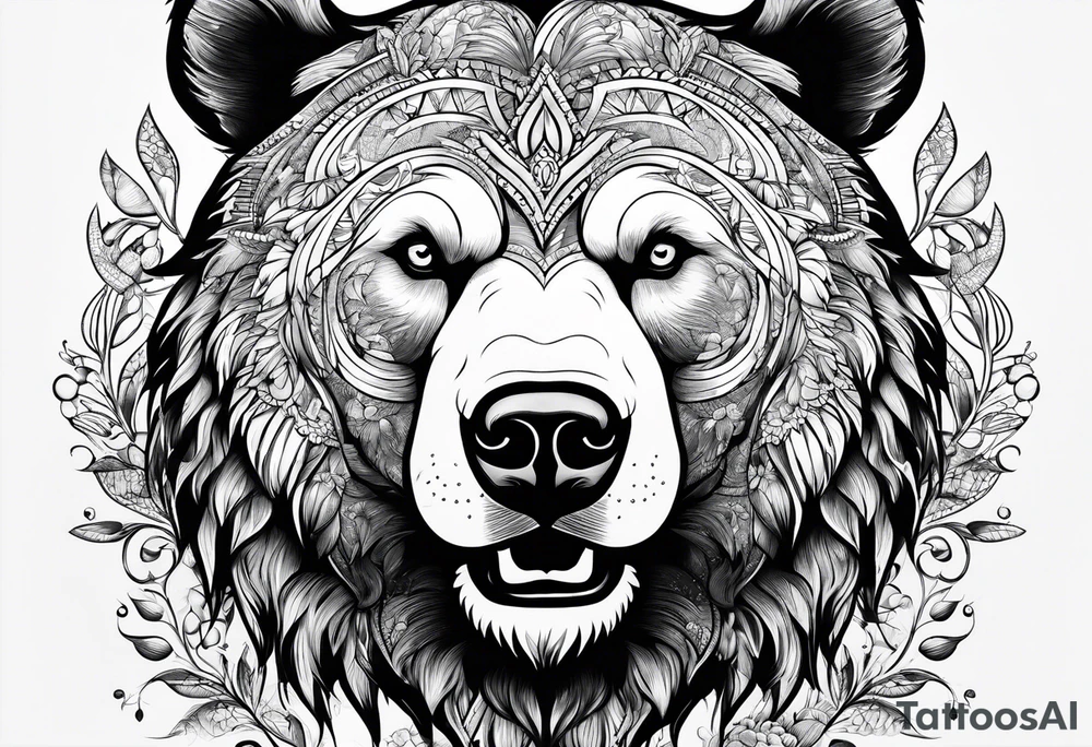 urso com fome tattoo idea