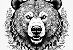 urso com fome tattoo idea