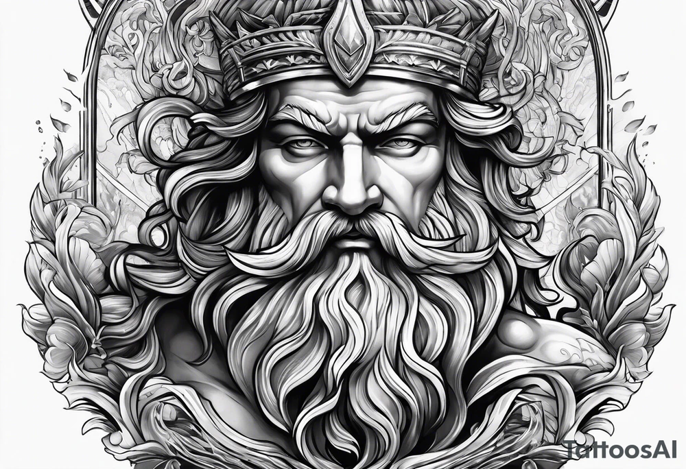 Poseidon tattoo idea