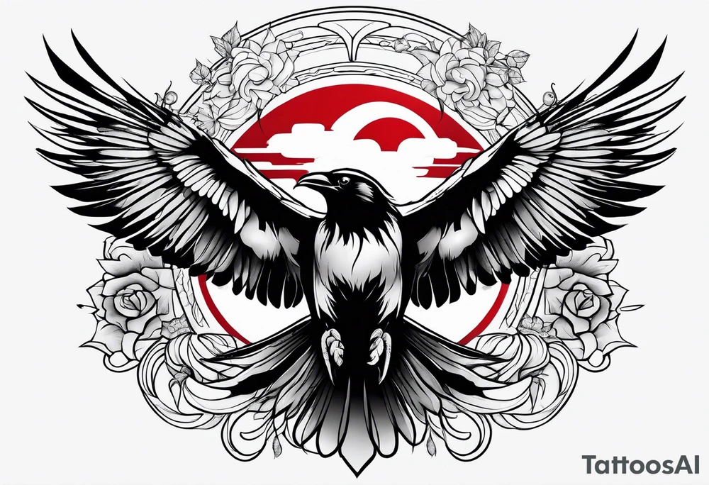 Itachi crow tattoo idea