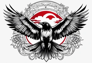 Itachi crow tattoo idea