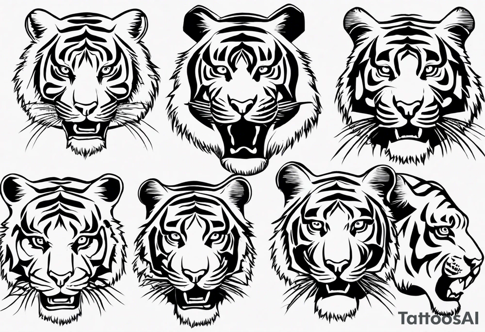 tiger tattoo idea