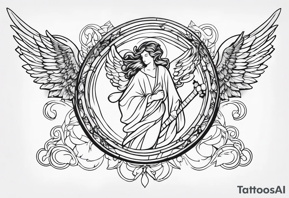 biblically accurate angels tattoo idea