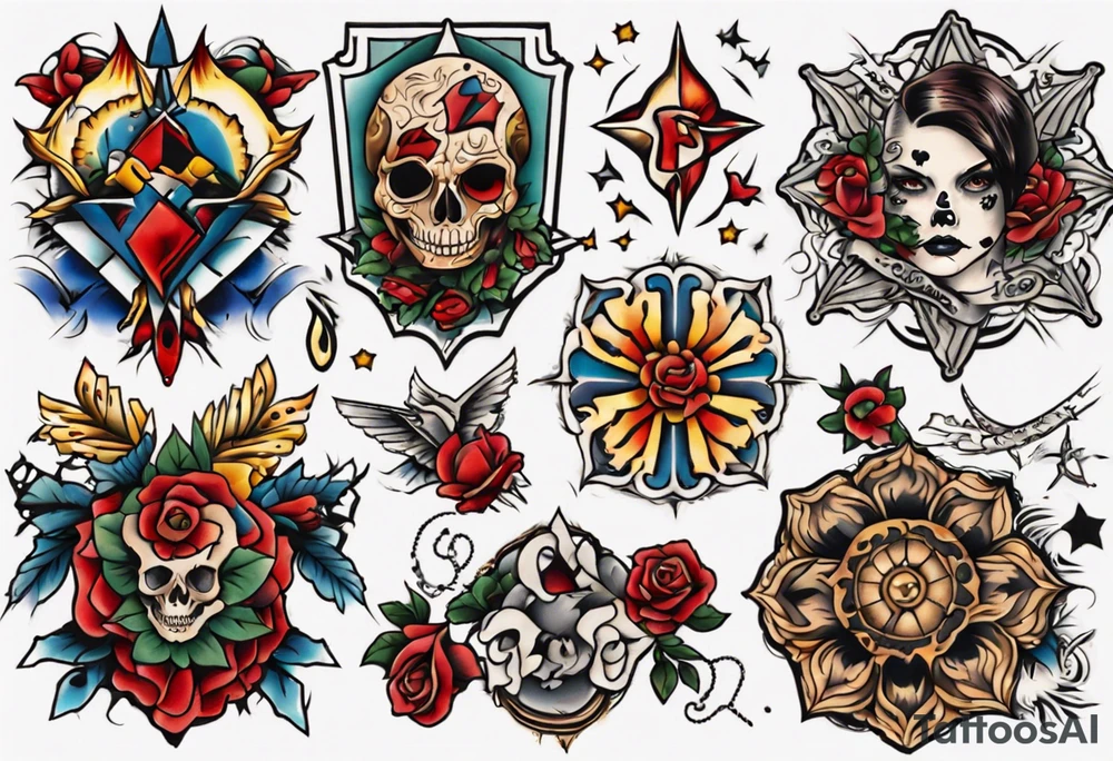 Patchwork Tattoo tattoo idea