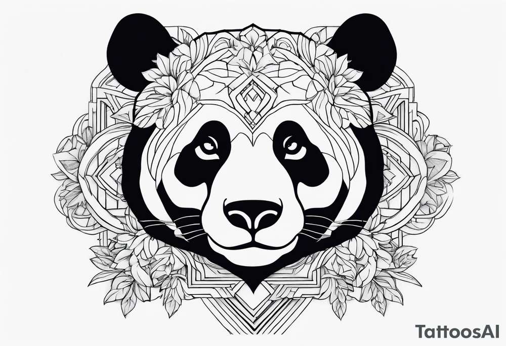 panda tattoo idea