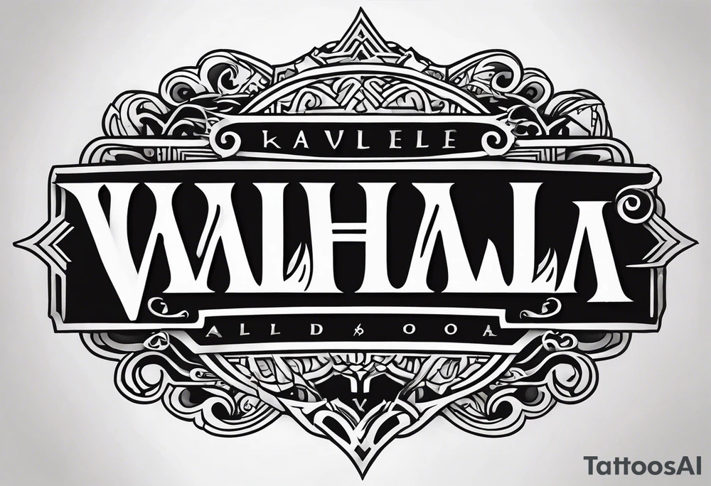 Valhalla tattoo idea