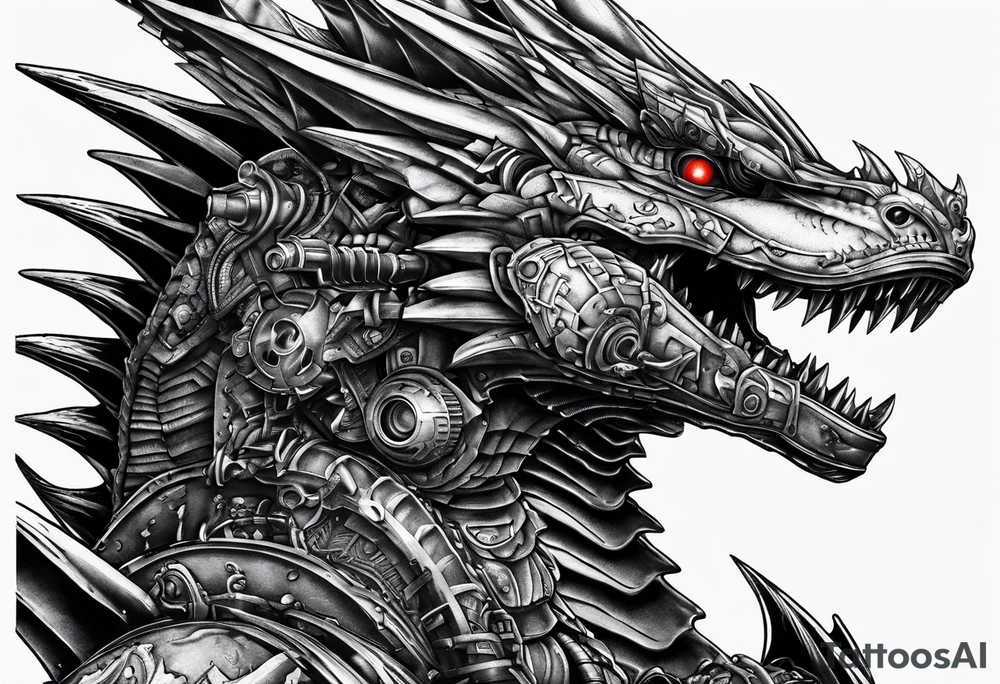 Mechagodzilla tattoo idea