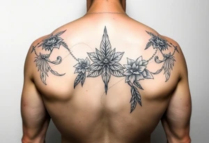 Sexy full back tattoo garden of eden⁹ tattoo idea