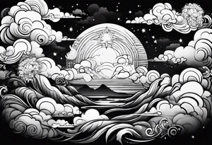 Clouds tattoo idea