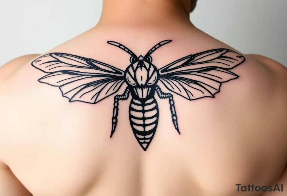 Fierce Hornet flying tattoo idea