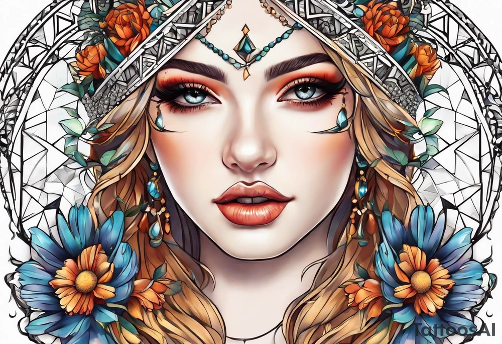 Daisy chain tattoo idea