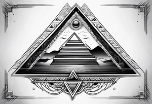 pyramid tattoo idea