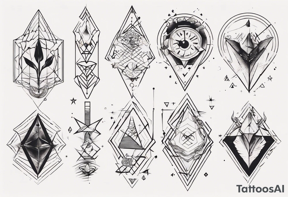 Friendship graph tattoo idea