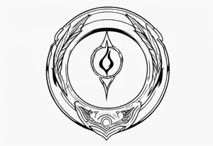 dead ouroboros tattoo idea